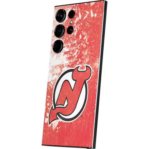NHL New Jersey Devils Frozen Galaxy S25 Ultra Skin
